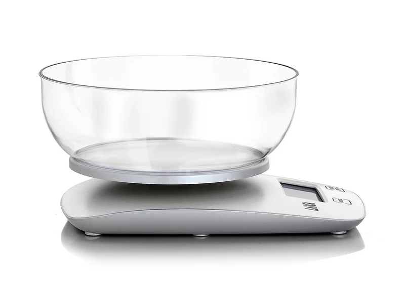 Laica KS1060 Bilancia da Cucina Elettronica 5kg Touch LCD Bianco Rettangolare