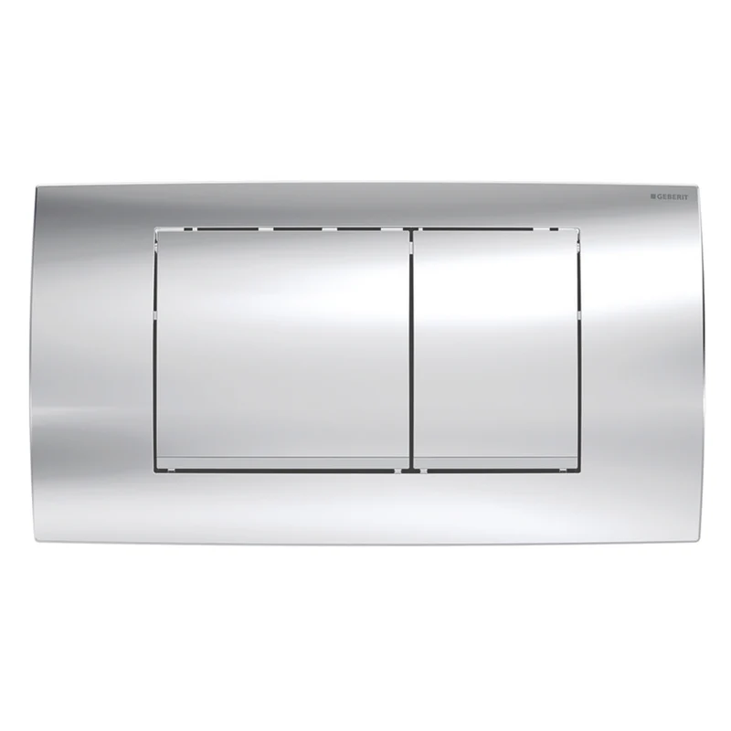 Placca di comando Geberit twinline30 finitura cromo lucido 115.899.KH.1