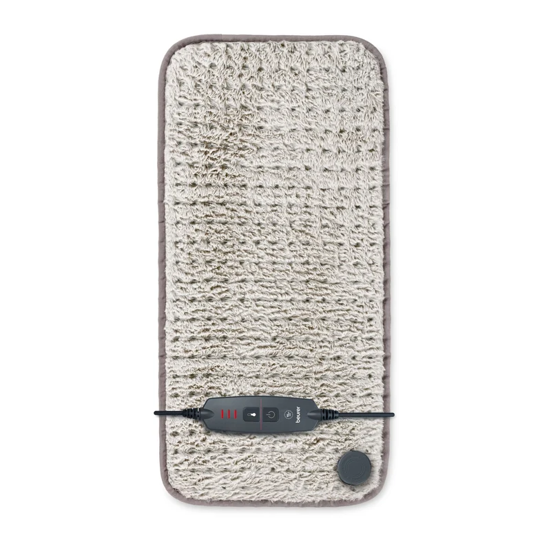 Beurer Termoforo HK 126 XXL Nordic Taupe 60x30 cm 3 Livelli di Temperatura Fibra di Pile