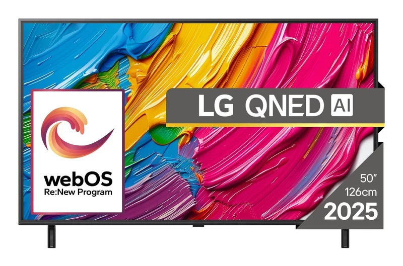 LG Smart TV 43QNED80A3A 43 Pollici 4K QNED 120Hz Frameless WebOS Wi-Fi Bluetooth Nero