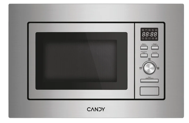 Candy Microonde da Incasso CA20FMW7NG 20L 800W Acciaio Inox con Grill