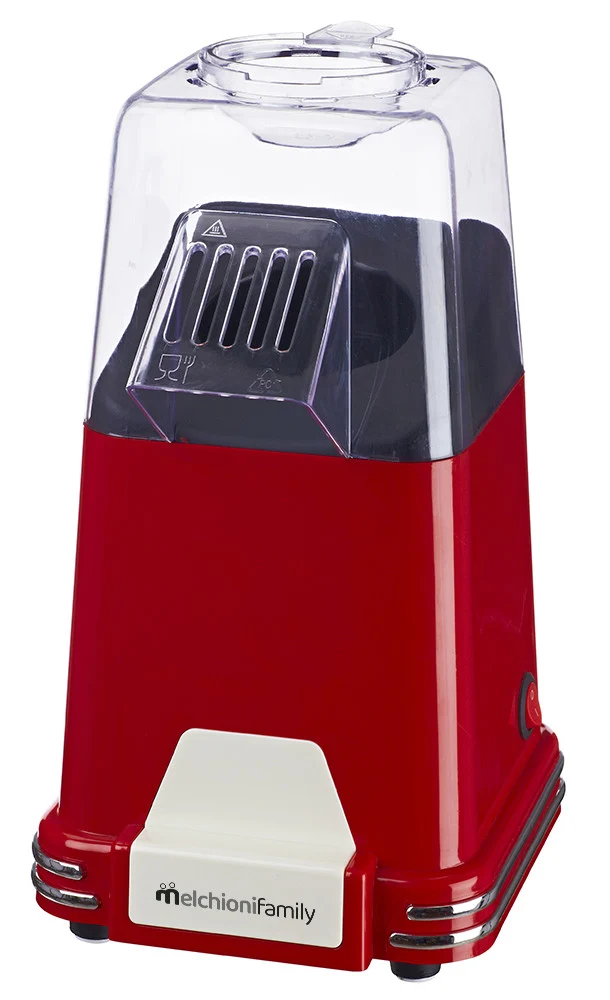 Melchioni MRS POPPY Macchina per Popcorn Rossa 0,057L 1100W Elettrodomestico Cucina