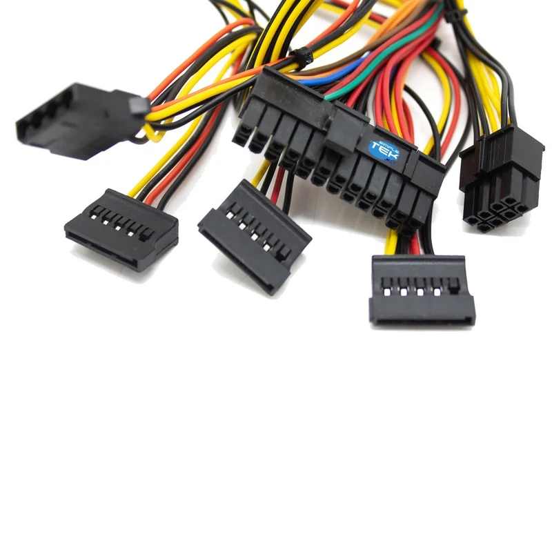 TECNO Alimentatore PC ATX 550W 20+4 Pin 8 Pin 3x SATA 2x IDE Ventola 12cm Silent