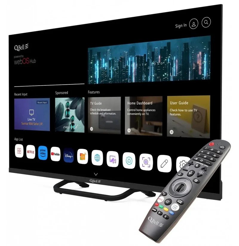 Q.Bell QT40FTF8A TV LED 40" Full HD Smart TV Tizen DVB-T2 3HDMI 2USB Wi-Fi Bluetooth