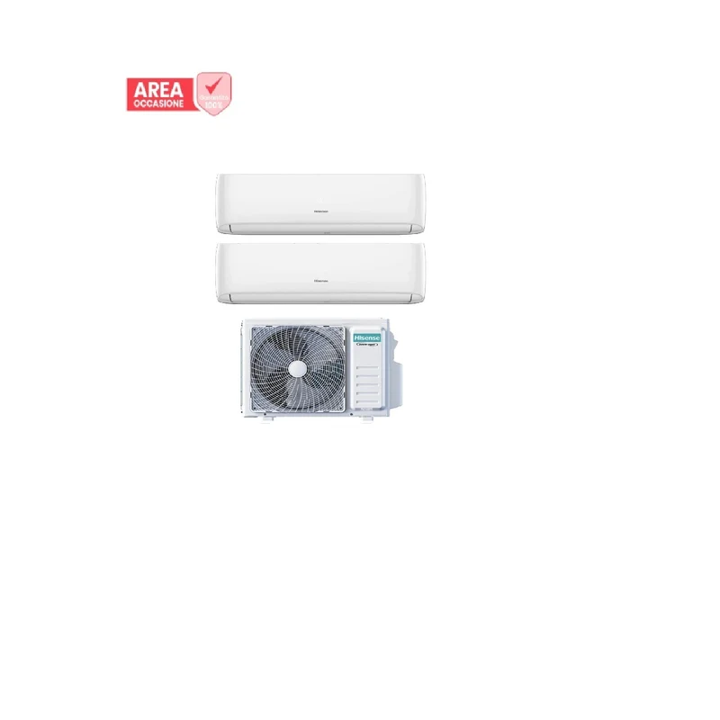 AREA OCCASIONI 2407 Condizionatore Dual Split Hisense Hi-Comfort 9+9 con 2AMW42U4RGC R-32 Wi-Fi Integrato