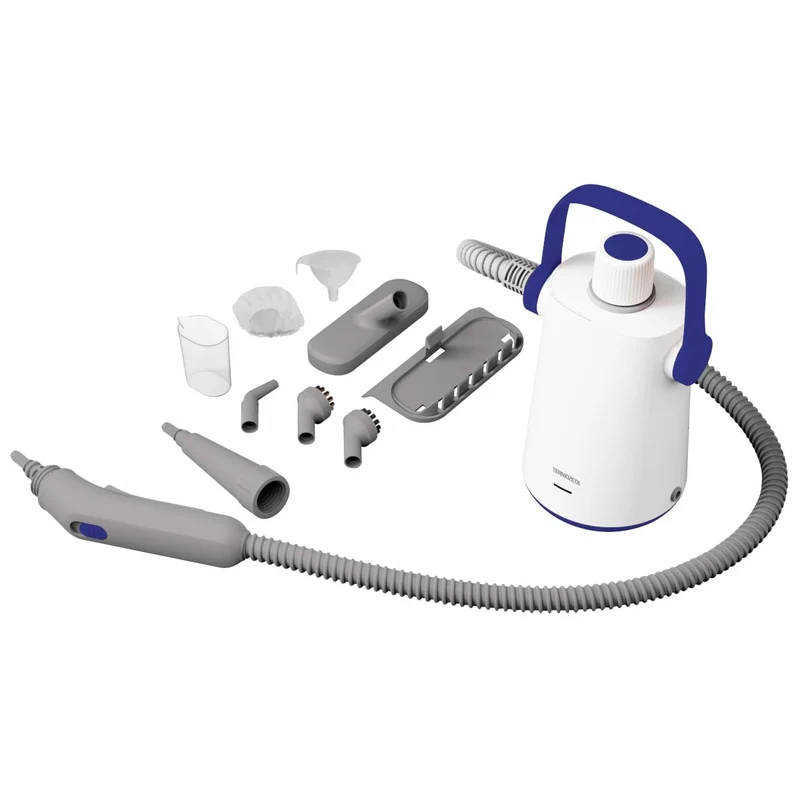 Termozeta Super Vapor 1000 Generatore di Vapore Portatile 1000W Serbatoio 300ml Bianco/Grigio