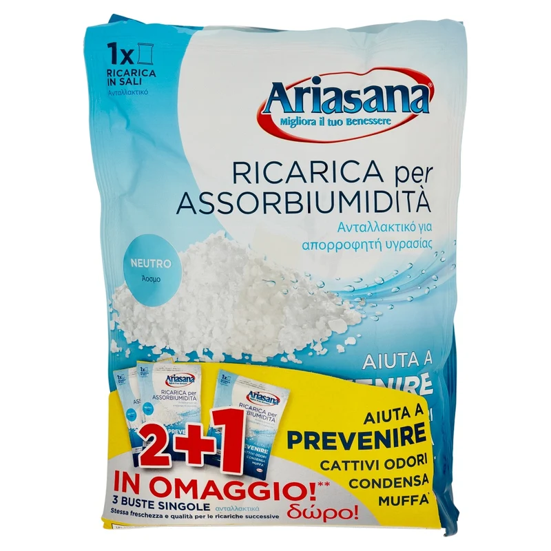 Kit Ariasana Ricariche Inodore 3x2 Da 450 Gr