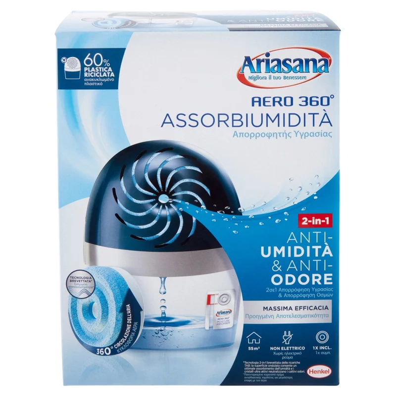 Kit Ariasana Aereo 360° + 1 Ricarica Da 450 Gr