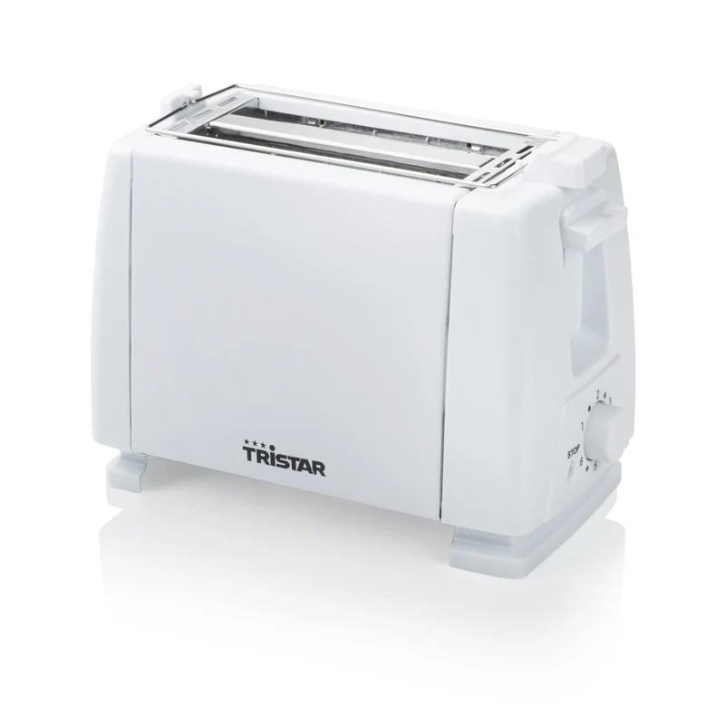 Tristar Tostapane BR-1009 2 Fette 650W 6 Livelli di Doratura Bianco