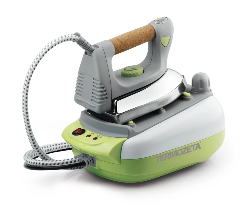 Termozeta Ferro da Stiro con Caldaia Tre 74347M 800W Piastra in Alluminio 0,6L 3,5 bar Verde Grigio Bianco
