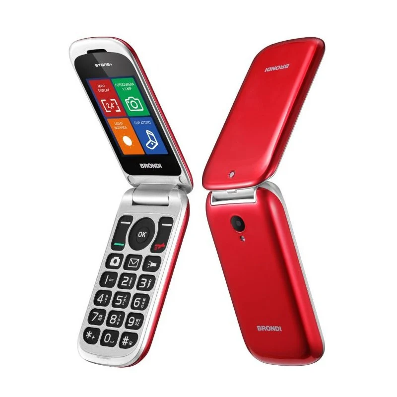 Brondi Fox S Rosso Telefono Cellulare Dual Sim Smartphone