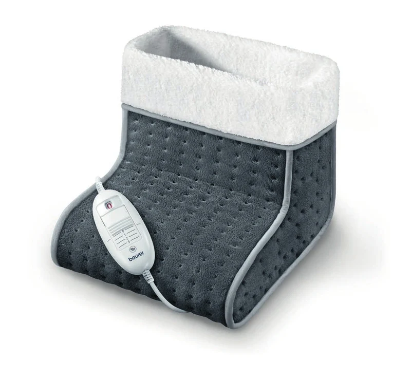 Beurer FW 20 Scaldapiedi Elettrico Grigio con 3 Livelli Temperatura
