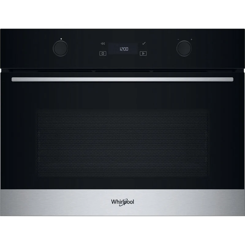 Whirlpool WCW74HUSX Microonde Combinato da Incasso Nero/Inox 52L Grill
