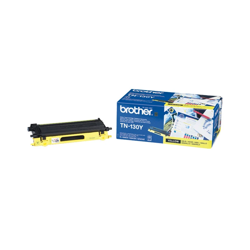 Brother TN-130Y Cartuccia Toner Originale Giallo 1500 Pagine per Stampanti Laser