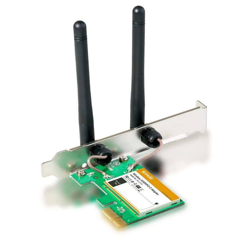 Tenda W322E Scheda di Rete PCI Express Wireless N300 300 Mbit/s 802.11b/g/n Banda Singola 2.4 GHz