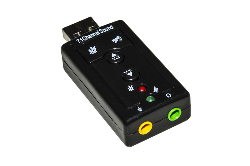 LINK Adattatore USB Audio LK70777 Jack 3,5 mm per Microfono, Casse e Cuffie