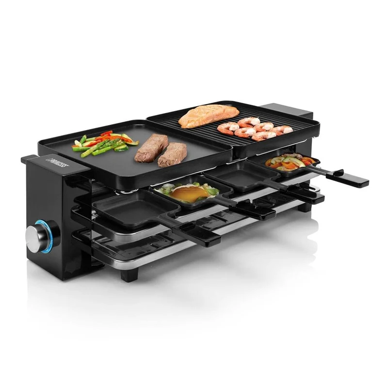 Princess Raclette Grill 8 Persone 162256 1200W Nero