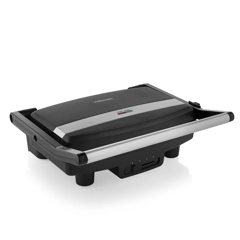Tristar Griglia Elettrica a Contatto GR-2856 1500W Rivestimento Antiaderente Nero