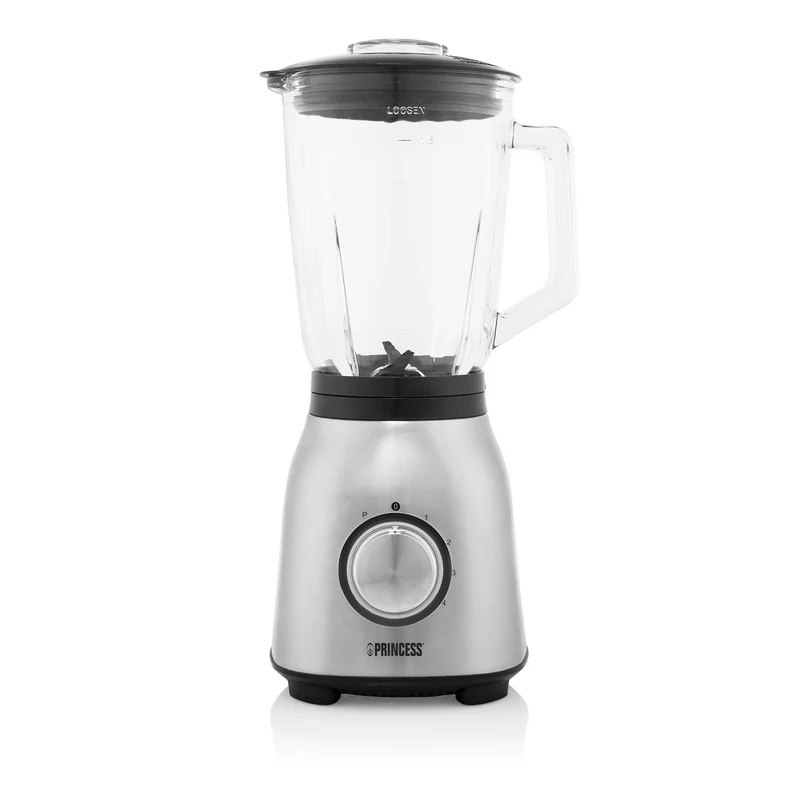 Princess Frullatore da Tavolo 212091 1000W 1.5L Acciaio Inox 4 Velocità