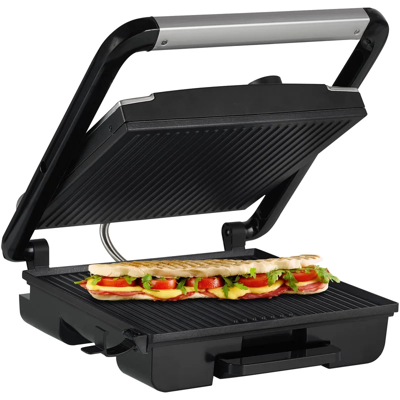 Princess Panini Grill Pro 112425 2000W 30x27cm Termostato Regolabile Nero