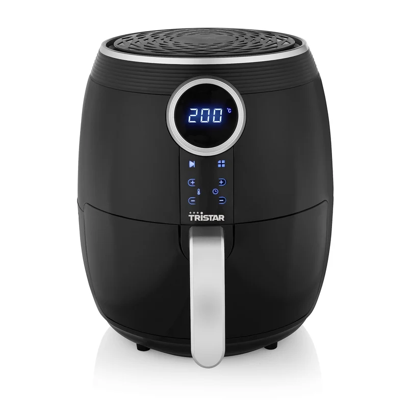 Tristar Friggitrice ad Aria FR-6956 Digital Crispy Fryer 4,5 L 1500 W 8 Programmi Display LCD Nero