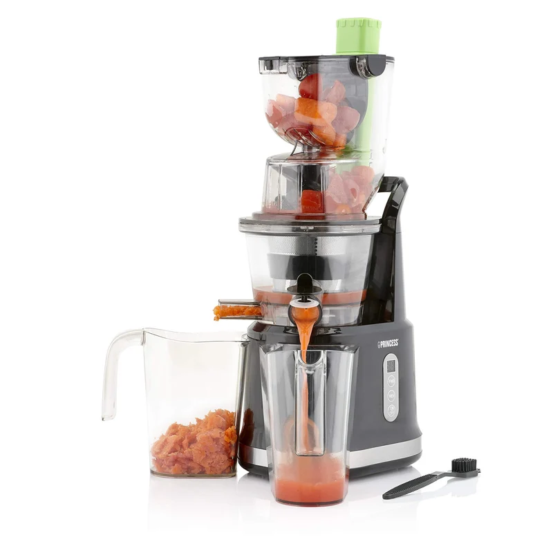 Princess Estrattore di Succo a Freddo Easy Fill 202045 200W 900ml Nero/Argento