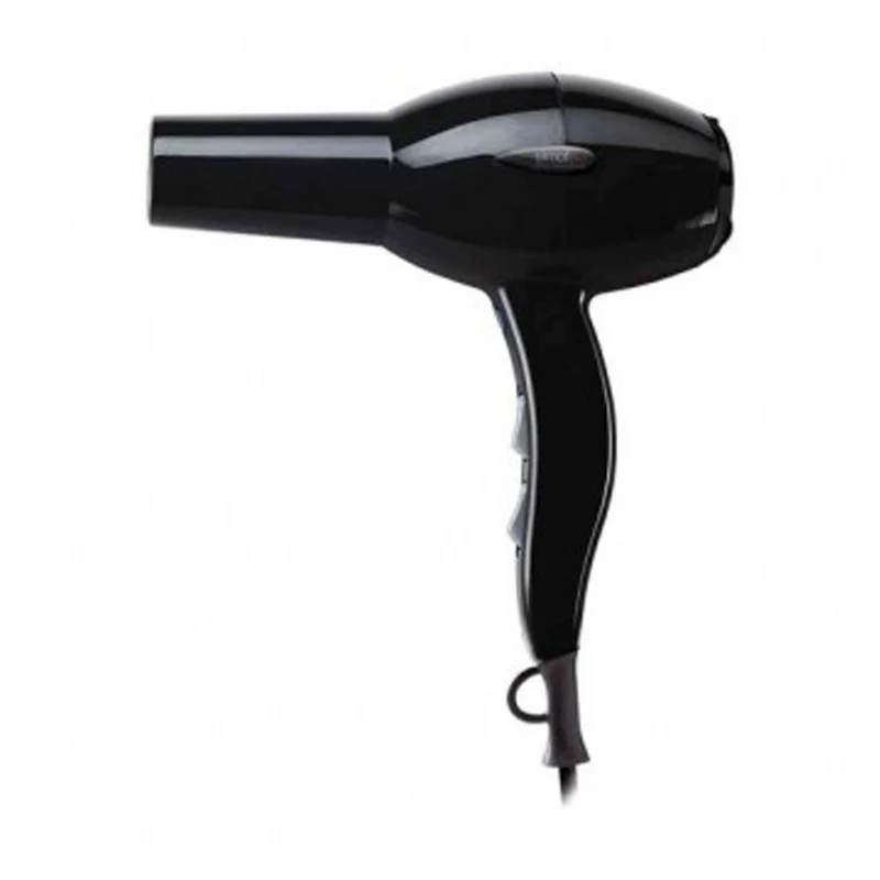 Elmot Asciugacapelli X3 Nero 2000W 2 Velocità 4 Temperature con Concentratore