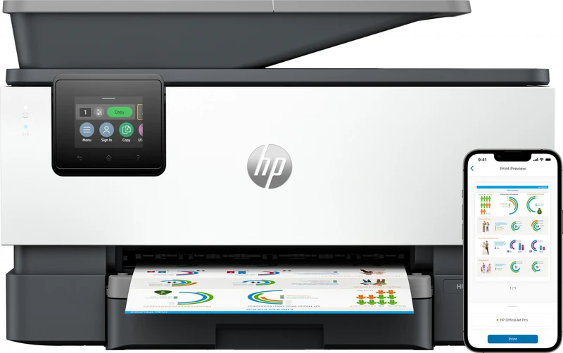 HP OfficeJet Pro 9120b Stampante Multifunzione Wireless Fronte/Retro Automatico