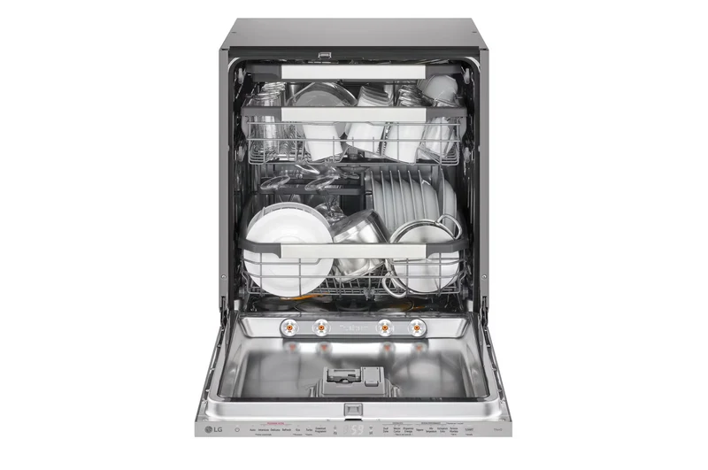 LG DB476TXSW Lavastoviglie da Incasso 60 cm 14 Coperti Classe A QuadWash Wi-Fi 43 dBA