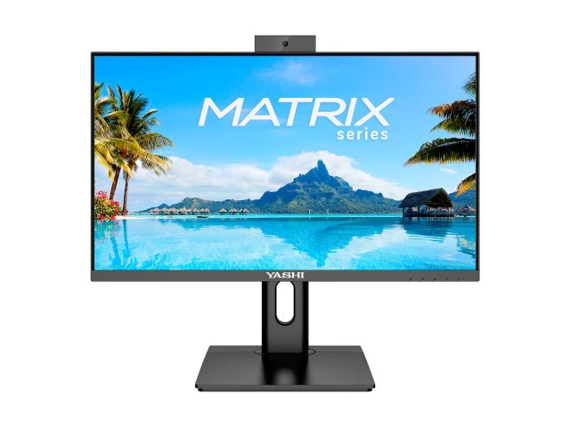 YASHI Monitor 24" IPS FHD 120Hz Webcam 5MP YZ2493 - Schermo PC Gaming