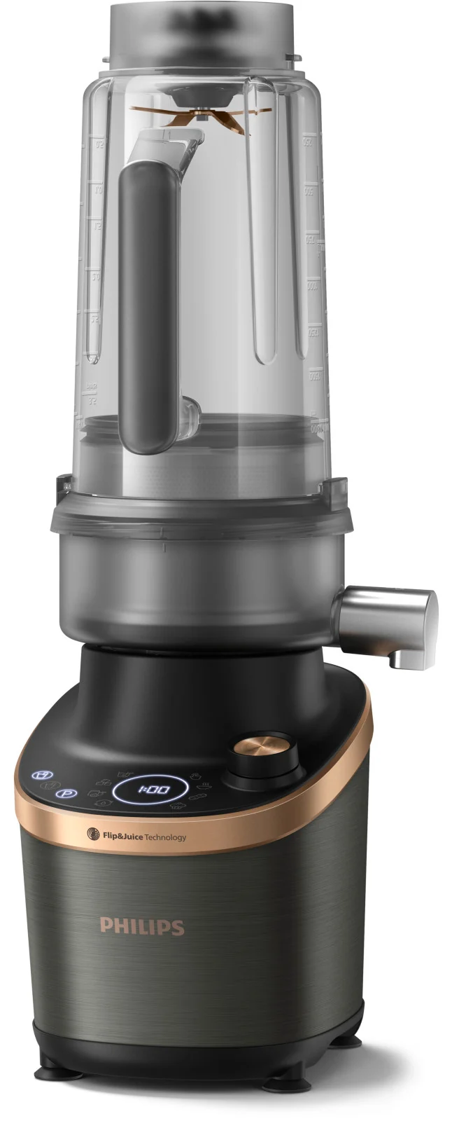 Philips HR3770/00 Frullatore per Cottura 1500W 2L 12 Velocità Nero e Rame