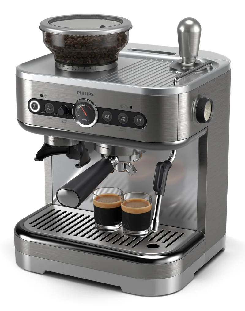 Philips PSA3218/01 Macchina Caffè Semiautomatica Argento Macinatore 15 Bar 2,3L