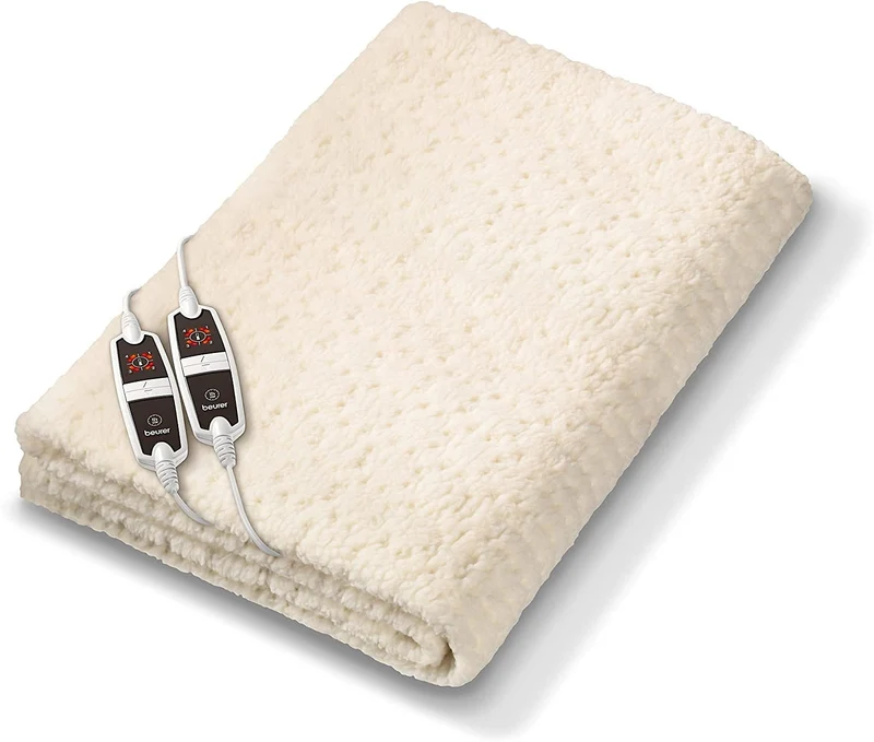 Beurer UB 56 Coprimaterasso Termico 150x160cm Teddy Beige 120W 8 Temperature