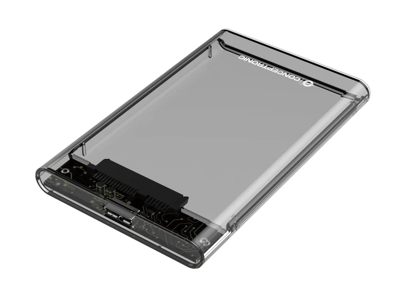 Conceptronic DANTE03T Box Esterno HDD/SSD 2.5" USB 3.0 5Gbps Trasparente UASP