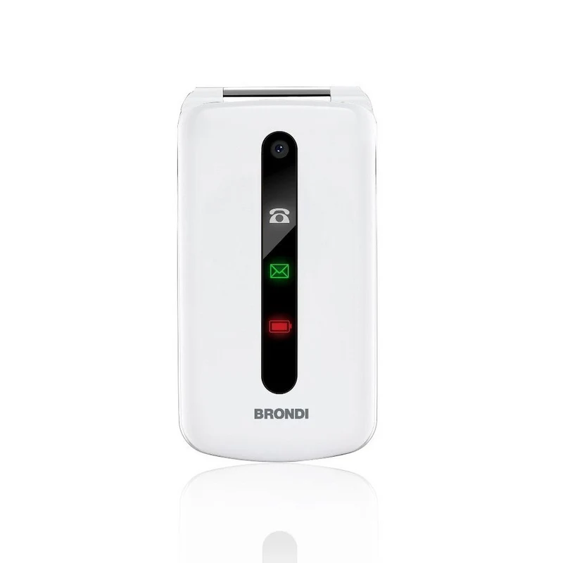 Brondi President Telefono Cellulare Doppia SIM Schermo 3" Bianco