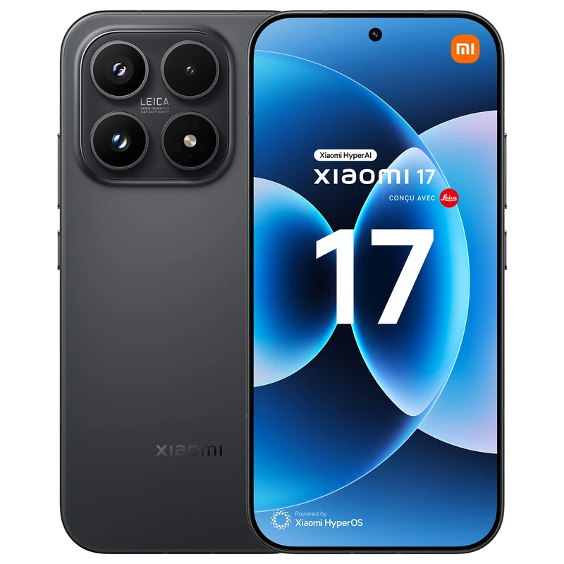 Xiaomi 17 Smartphone 5G 6.3" AMOLED 120Hz Snapdragon 8 Elite Gen 5 12GB RAM 256GB Leica 50MP 6330mAh Nero