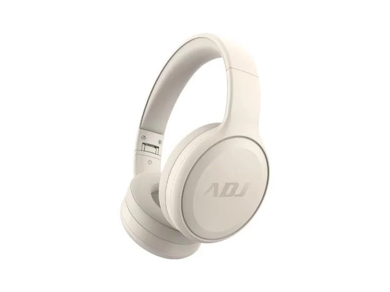 ADJ Cuffia Bluetooth con Microfono Deep Plus 2.0 BT 5.1 400mAh Beige