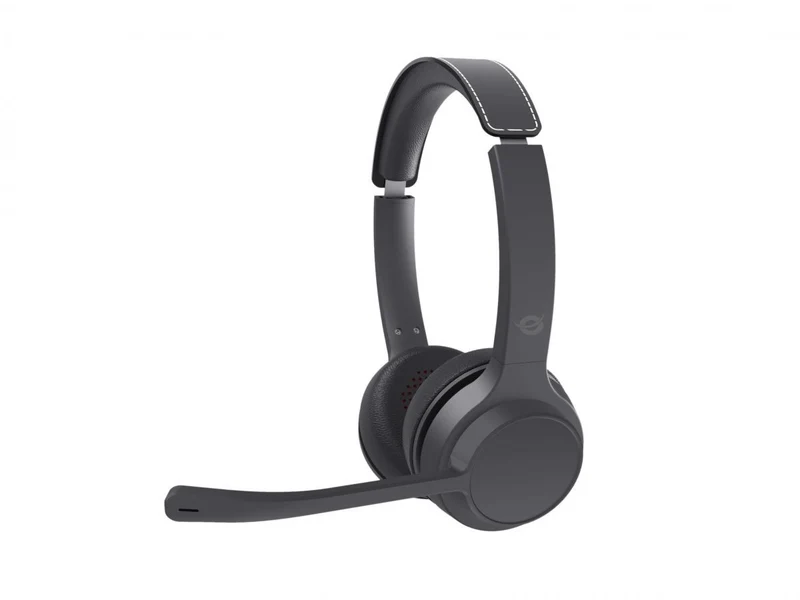 Cuffie Bluetooth Conceptronic POLONA04B Over-ear Nero USB-C 44h Musica e Chiamate