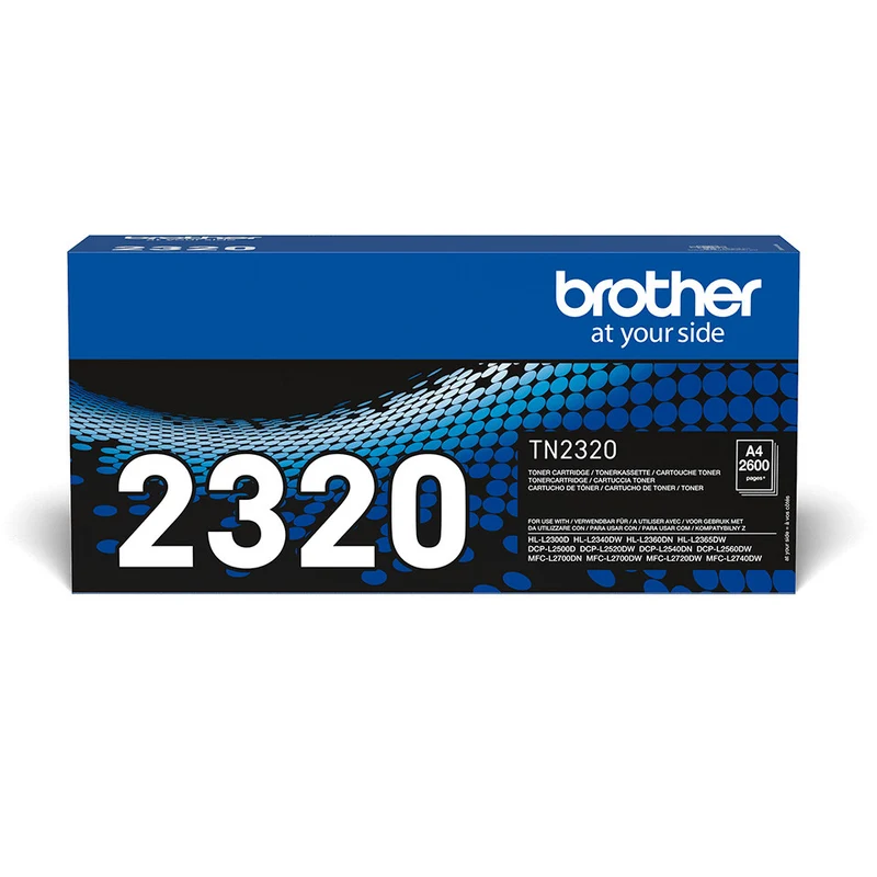 Brother TN-2320 Cartuccia Toner Originale Nero Alta Capacità 2600 pagine