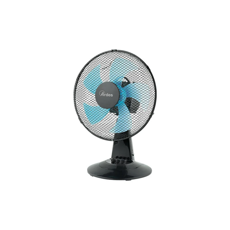 Ardes Ventilatore da Tavolo 30cm Nero 3 Velocità Oscillante AR5ST30N