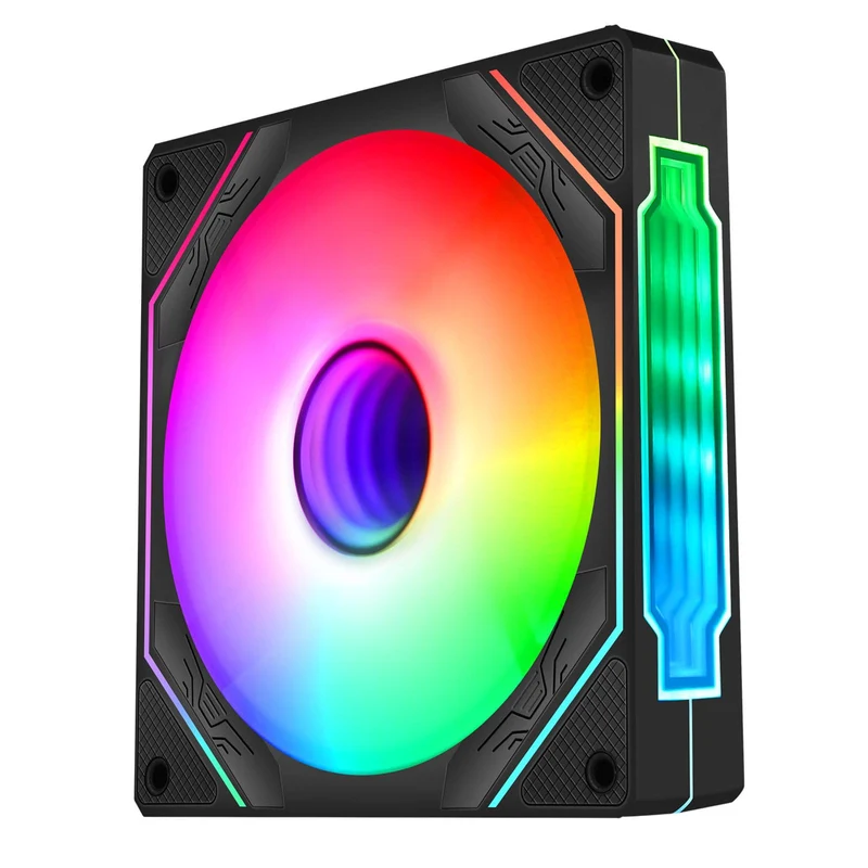 Nuwo Ventola per Case Vibe K21 120mm ARGB PWM 1800RPM Nera