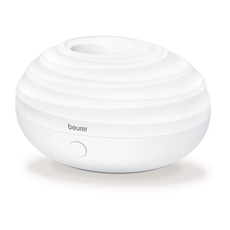 Beurer Diffusore Aromatico a Ultrasuoni LA 20 - Luce LED, Serbatoio 80 ml, Alimentazione USB, fino a 10 m², Bianco
