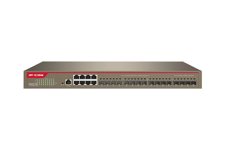IP-COM Networks Switch Gestito L3 G5324-16F 8 Porte Gigabit RJ-45 + 16 Porte SFP Cloud Managed Rack