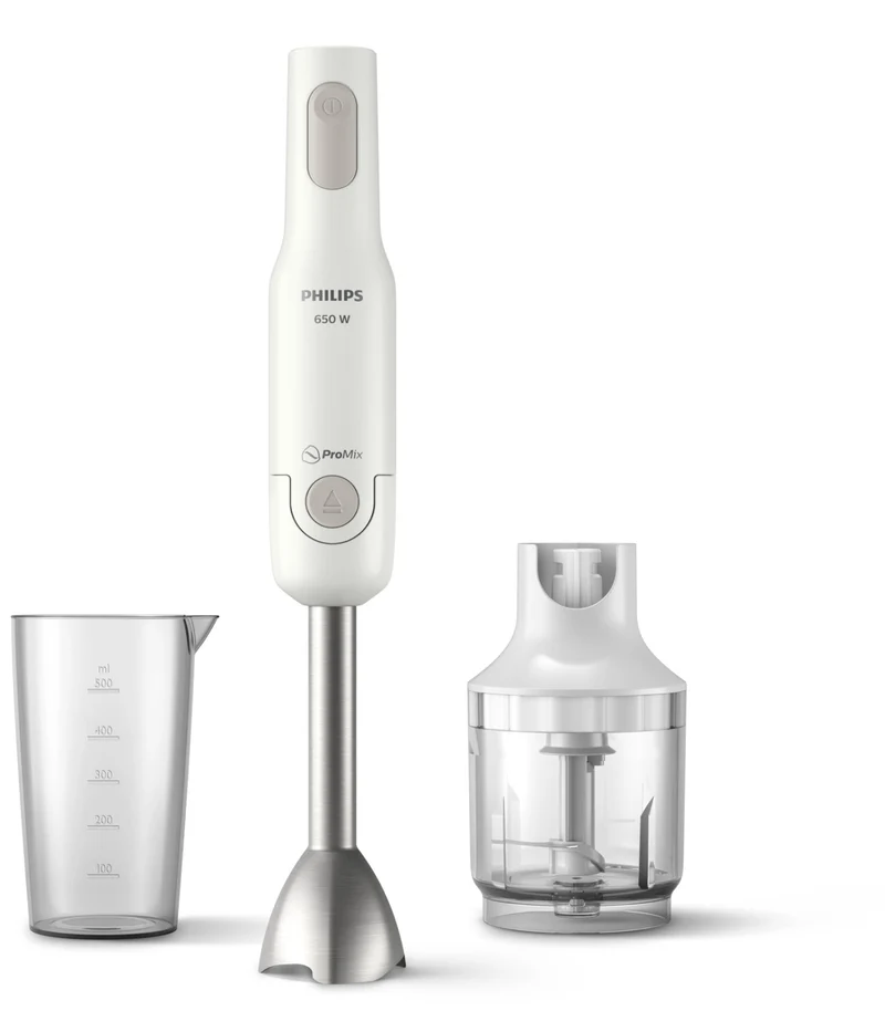 Philips Frullatore ad immersione ProMix HR2535/00 650W Ergonomico Grigio e Bianco