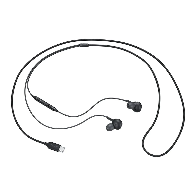 SAMSUNG Auricolari EO-IC100 Nero USB-C con Suono AKG - Cuffie In-Ear Cablate