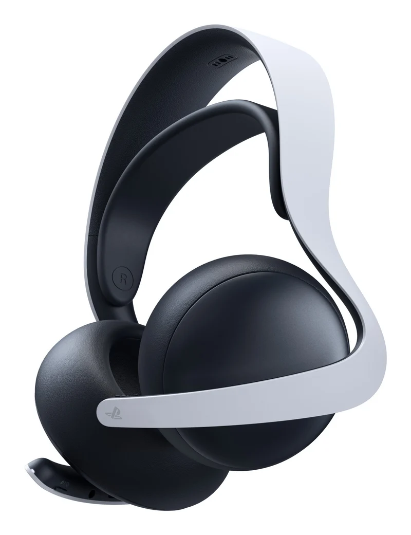 Sony Pulse Elite Cuffie Gaming Wireless Bluetooth Nero/Bianco con Base di Ricarica