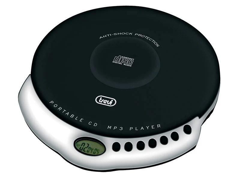 Trevi CMP498 Lettore CD Portatile Nero con MP3, LCD e ESP 120s