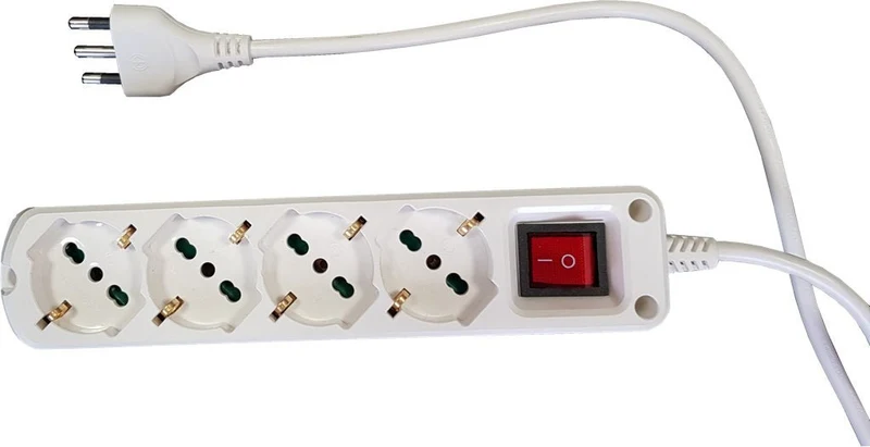 Multipresa con interruttore Cardinale 6 posti