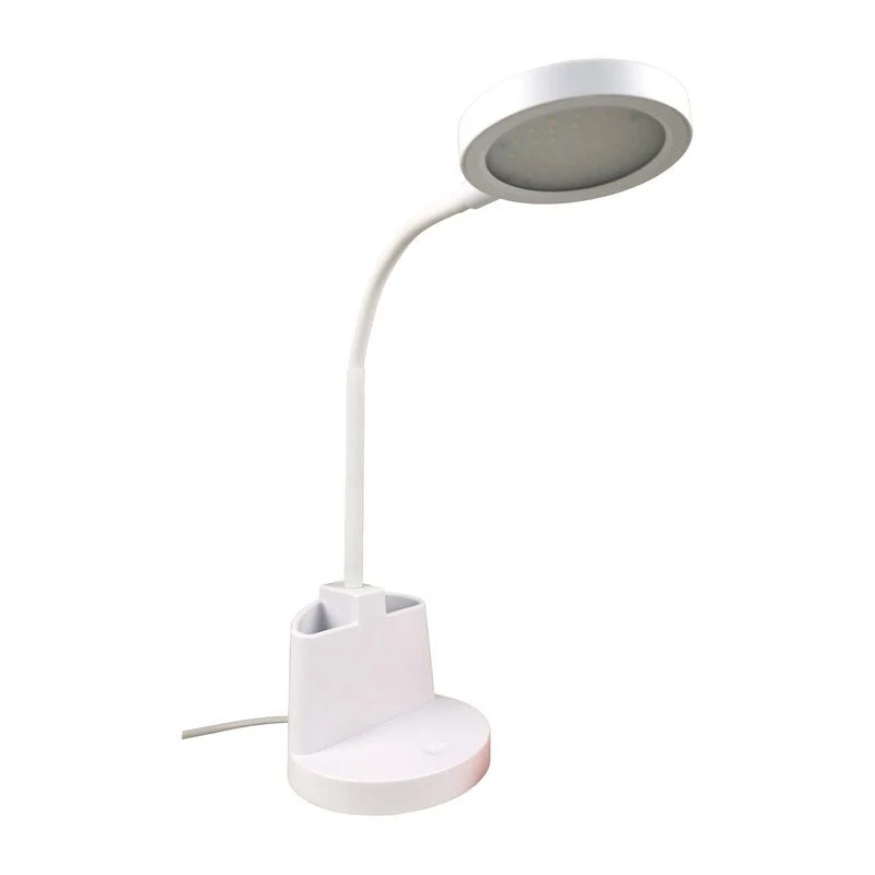 Lampada da tavolo a LED swan 2' colore bianco — Velamp