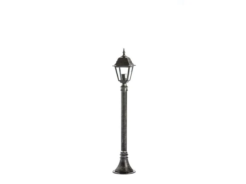 Lampione '4 facce colore nero cm.100 — Cardinale